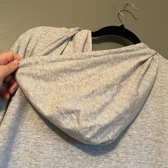 NWT Ideology Sz 4X Women’s Grey Whisper Lightweight Zip-up Hoodie Sweatshirt Top - Picture 12 of 12